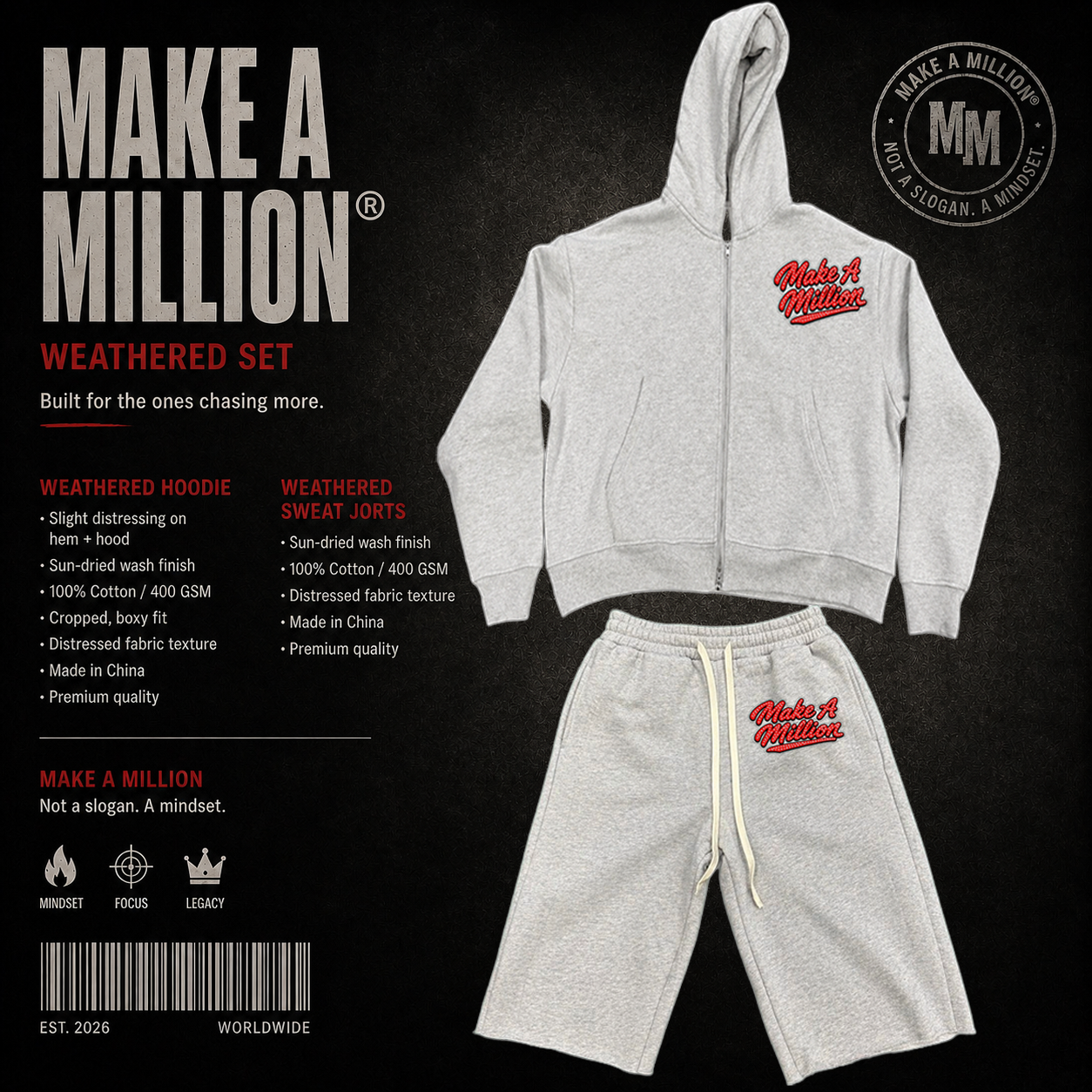 Grey Make A Million Set